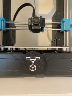 2-color Sovol SV06 Y-Belt tensioner knob cover with a printer icon