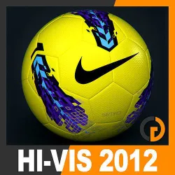 2011 2012 Nike T90 Seitiro Winter Hi Vis Match Ball 3D model