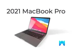 2021 Macbook Pro  With Touchbar   Low-poly 3D model