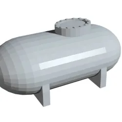 28mm/32mm Scale Industrial Tank Liquid or Gas Storage