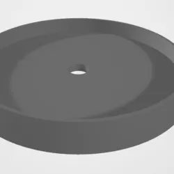 50mm hollow base with place for 5mm magnet