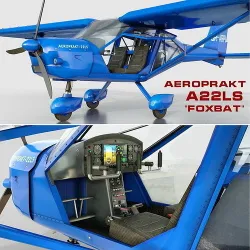 A22LS Aeroprakt Low-poly 3D model