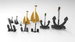 Anchor metal anchors 3D model
