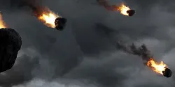 Animated Loop VDB Meteor Fireballs 3D model