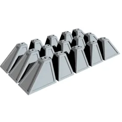 Armored Dragon Teeth 28/32mm Scale