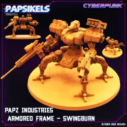 ARMORED FRAME PAPZ INDUSTRIES SWINGBURN
