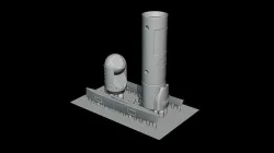 Aselsan Aselpod Targeting Pod 3D printable 3D print model