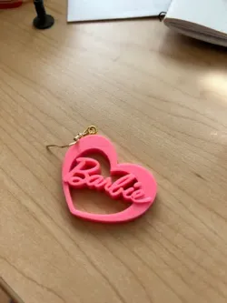 BARBIE HEART CHARM