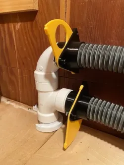 Blast Gate. 1.5 inch SCH 40 pipe. Workshop Dust Collection