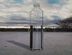 Bottle with water