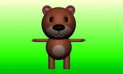 Brown Bear 3D model