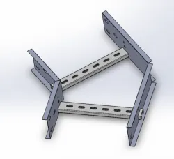 Cable Ladder45 degree solidworks 2020 Model