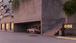 Car Environment Scene 3D Blender File And FBX File 3D model