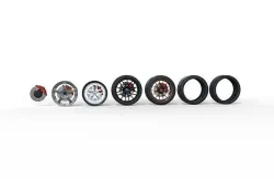Car wheel rim 3D Model tire 3D model