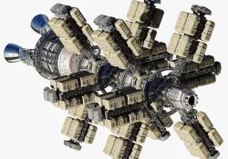 Cargo Spaceship 3D model