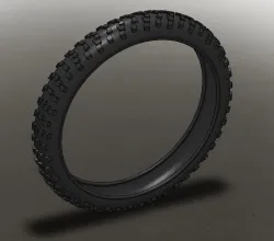 Cross motorcycle tire