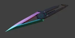 Dead by Daylight Trickster Throwing Knife 3D print model