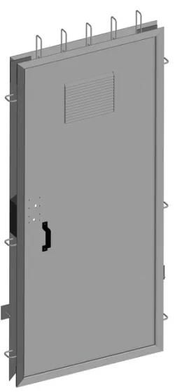 door with hidden door hinge