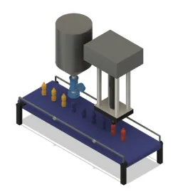 Drink bottle filling and capping system