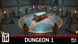 Dungeon 1 Low-poly 3D model