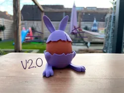 Easter bunny egg holder and hat V2.0