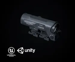 Elcan Spectre OS4x PBR Low-poly 3D model