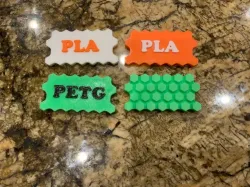 Embossed Reusable Spool Label