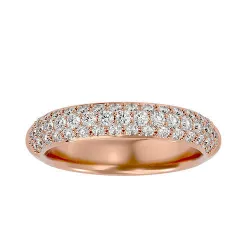 Eternity Band Diamond Ring with 360 View animation 3D print model