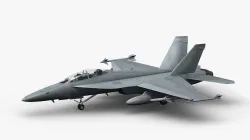 F A-18 EF SuperHornet Low-poly 3D model