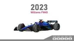 F1 Williams FW45 2023 3D model