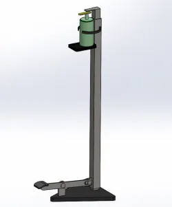Foot Pedaled Hand Sanitizer