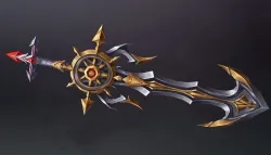 Futuristic Sword Low-poly 3D model