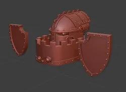 Giant Robot Alternative Head2 - Command Platform 3D print model