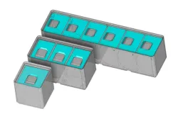 Gridfinity 1xY Multi Compartment Lidded Bins with Tabs Version 2.0
