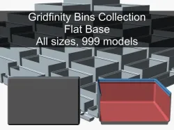 Gridfinity Bins Collection Flat Base