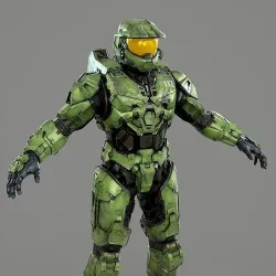 Halo Infinite Master Chief Full Body Armor STL Files 3D print model