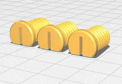Hex ukelele stronger bridge bolts - Vertical Slot