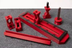 Hodl Hex Wallet - 0.375 Hex Rod Stamp Jig