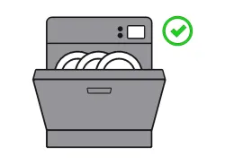 Icon For Dishwasher Safe