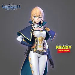 Jean - Genshin Impact Fanart 3D print model