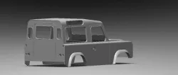 Land Rover DEFENDER D90  3D print model