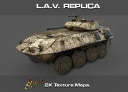 LAV Replica Low-poly 3D model