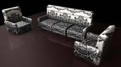 LIVING ROOM SEAT SET   Mart Berghs