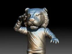 LSU Tiger 3D print model