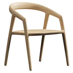 Maki Dining Chair 3D model