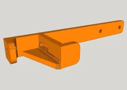 Meanwell NES-150 Mount for Tevo Tornado Standalone Mod