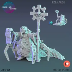 Mechanoid Priest Command / Alien Automaton / Infantry Machine / Evil Cyborg Scout / Space War Construct / Steampunk Battle Robot / Invasion Army / Cyberpunk Droid / Sci-Fi Encounter