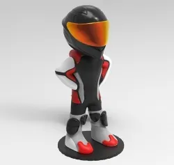MOTORCYCLE DOLL 3D print model