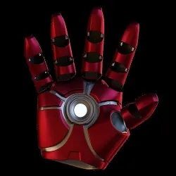 No BS Ironman Glove with Hinged Fingers 3D print model