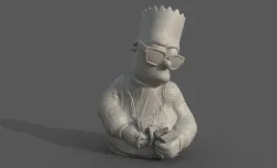 Notorious Bart 3D print model